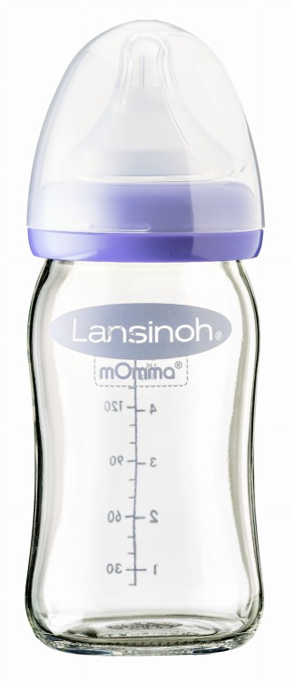 Szklana butelka 160 ml ze smoczkiem Natural Wave® / Lansinoh