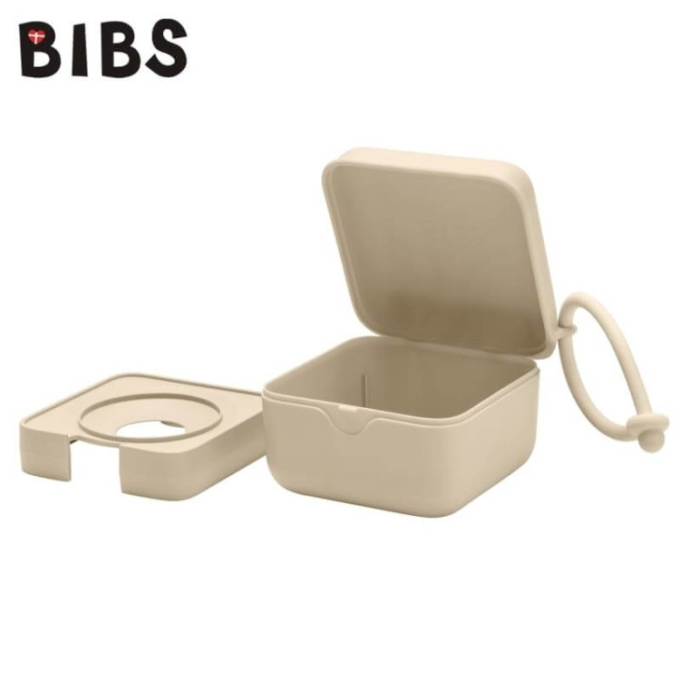 Pacifer Box pudełko ochronne na smoczki - vanilla / BIBS