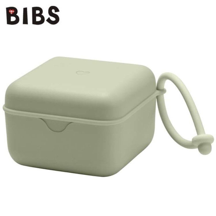 Pacifer Box pudełko ochronne na smoczki - sage / BIBS