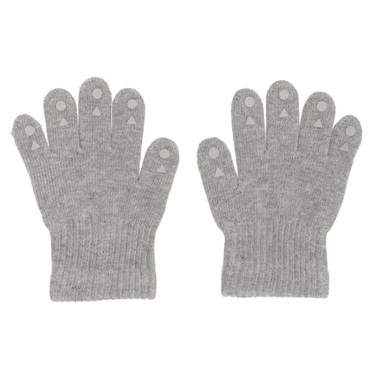 Antypoślizgowe rękawiczki ułatwiające chwytanie - Grey Melange / GoBabyGo