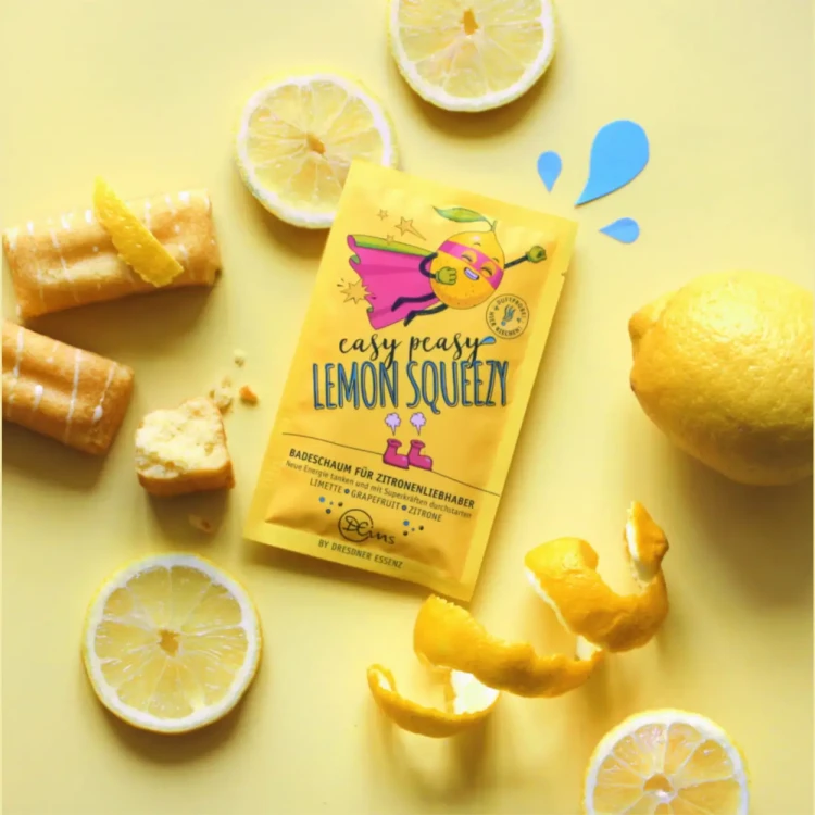 Easy peasy lemon squeezy - pianka do kąpieli dla miłośników cytryny, 60g / Dresdner Essenz