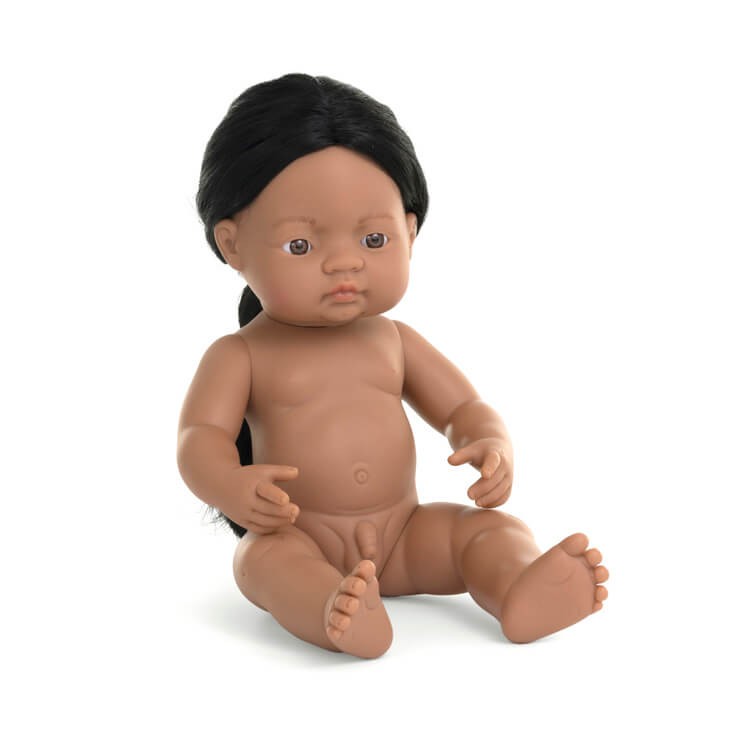 Lalka chłopiec Rdzenny Amerykanin 38cm Miniland Doll