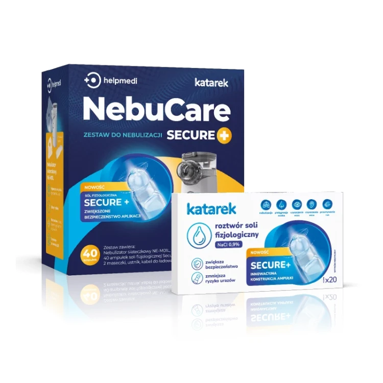 Zestaw do nebulizacji NebuCare Secure+ / Katarek