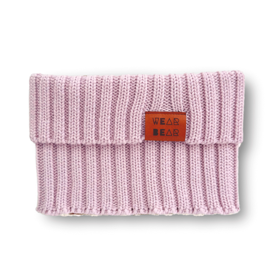 Komin z wełny merino - light pink / Strojmisie