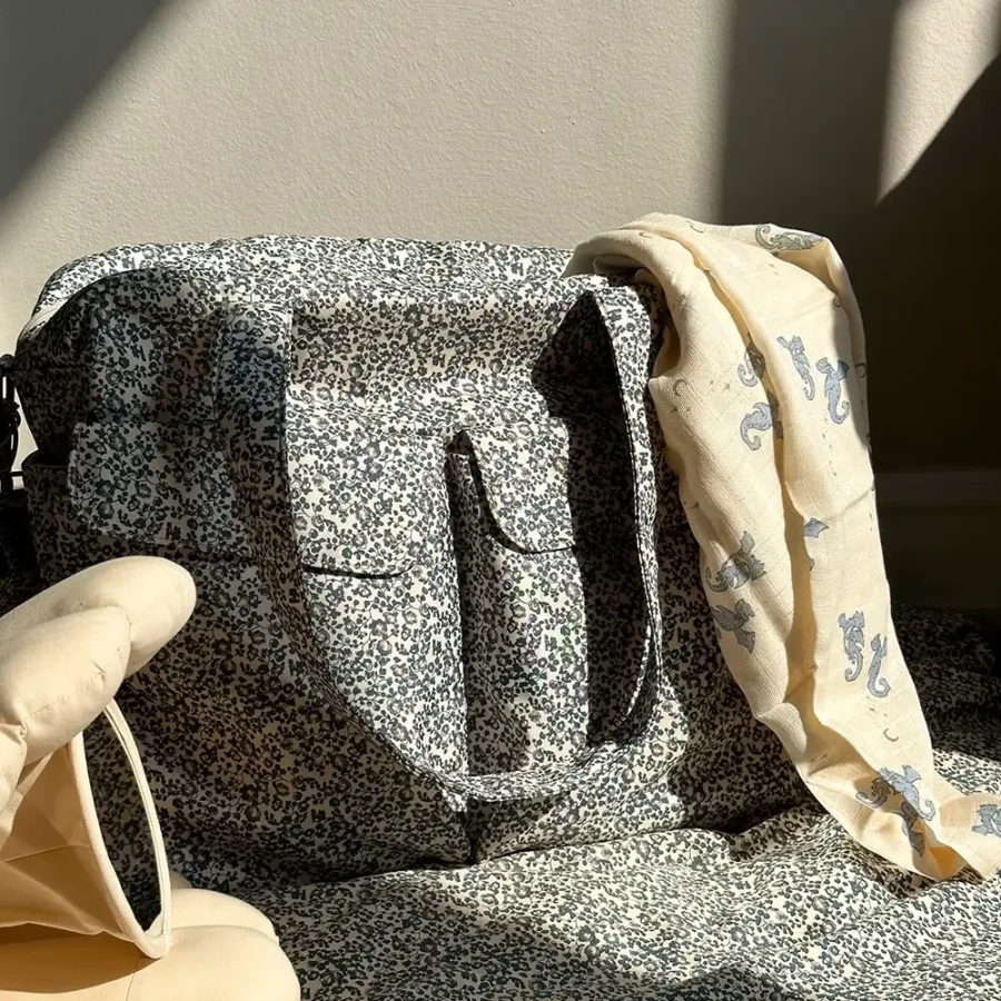 Torba dla mamy Benne - flores sandshell blue / That's Mine