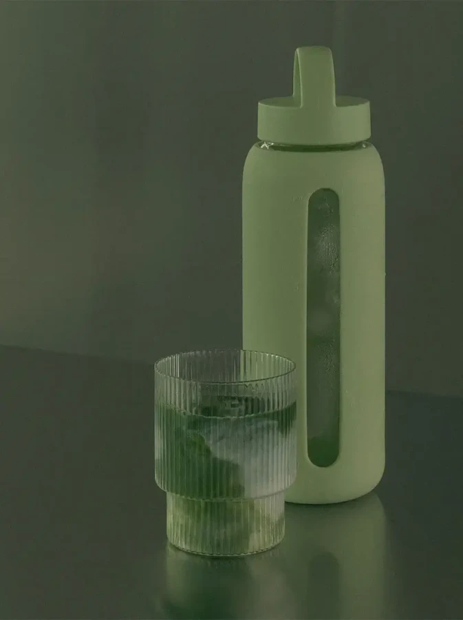 Szklana butelka Bink Day, 600 ml - Matcha / Bink
