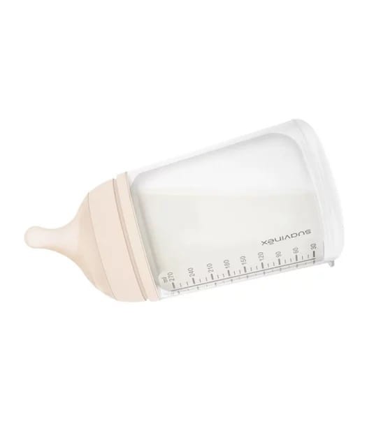 Butelka ze smoczkiem o wolnym przepływie 180ml zero zero / Suavinex