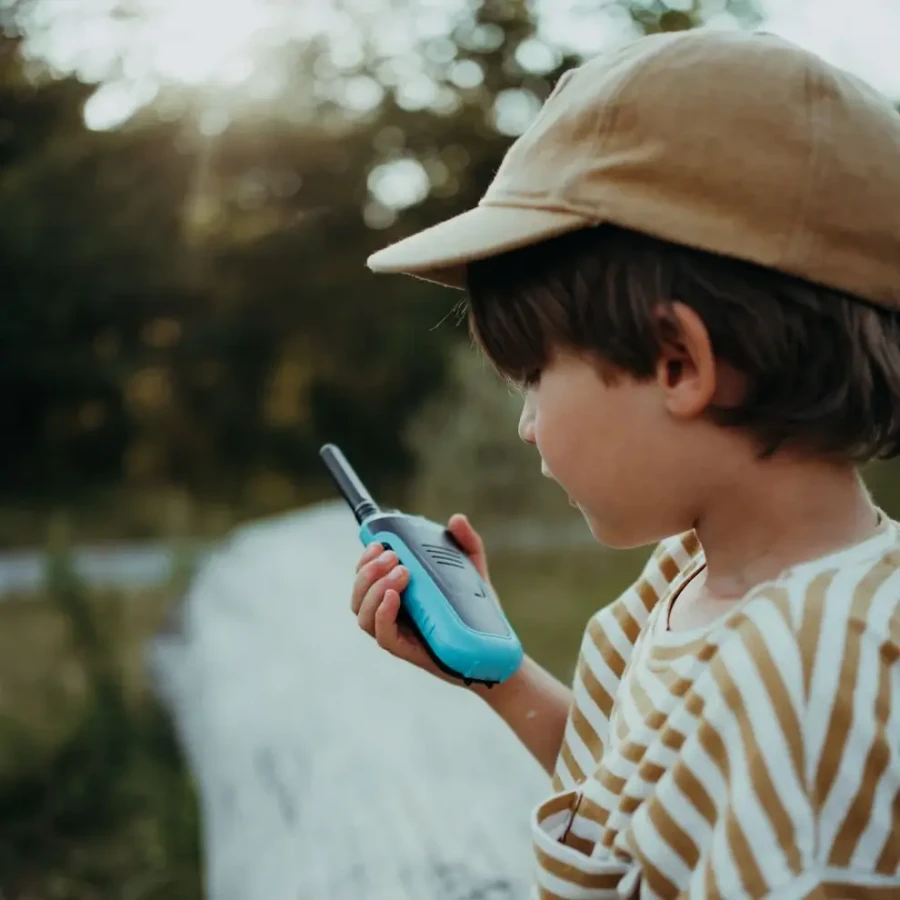 Zestaw krótkofalówek Walkie Talkie KIDYTALK - różowo-niebieskie / Kidywolf