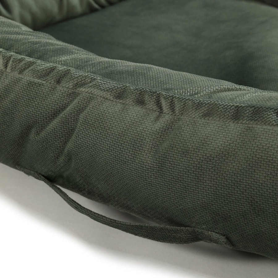 Kokon niemowlęcy BEST NEST VELVET PURE - KHAKI / La Millou