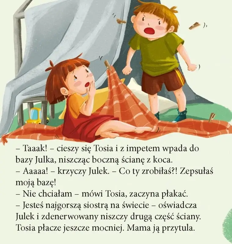 Tosia i Julek przepraszają / Wydawnictwo Dwukropek