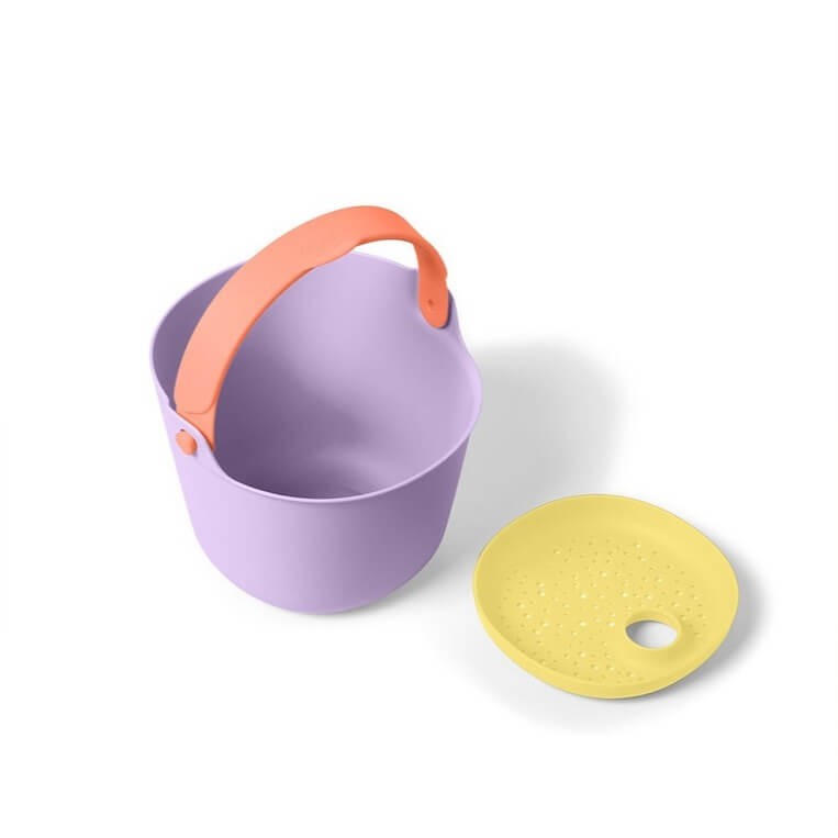 Wiaderko z sitkiem Bucki Lavender + peach / QUUT