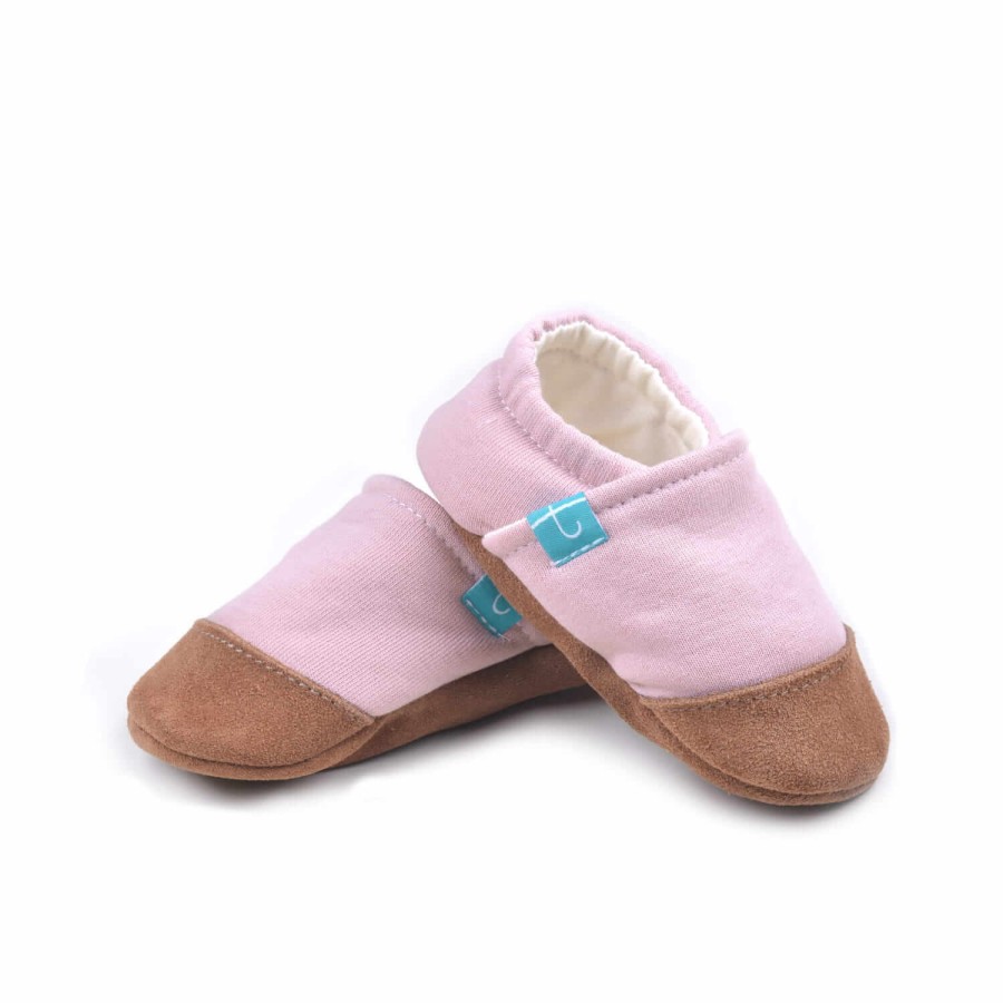 Kapcie do domu, żłobka, przedszkola - BLUSH PINK / TITOT