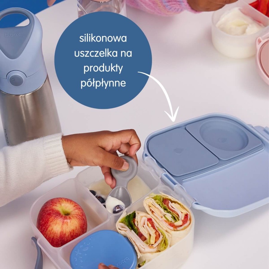 Zestaw Sportowa butelka tritanowa 450 ml + Mini Lunchbox - Blush Crush / B.box