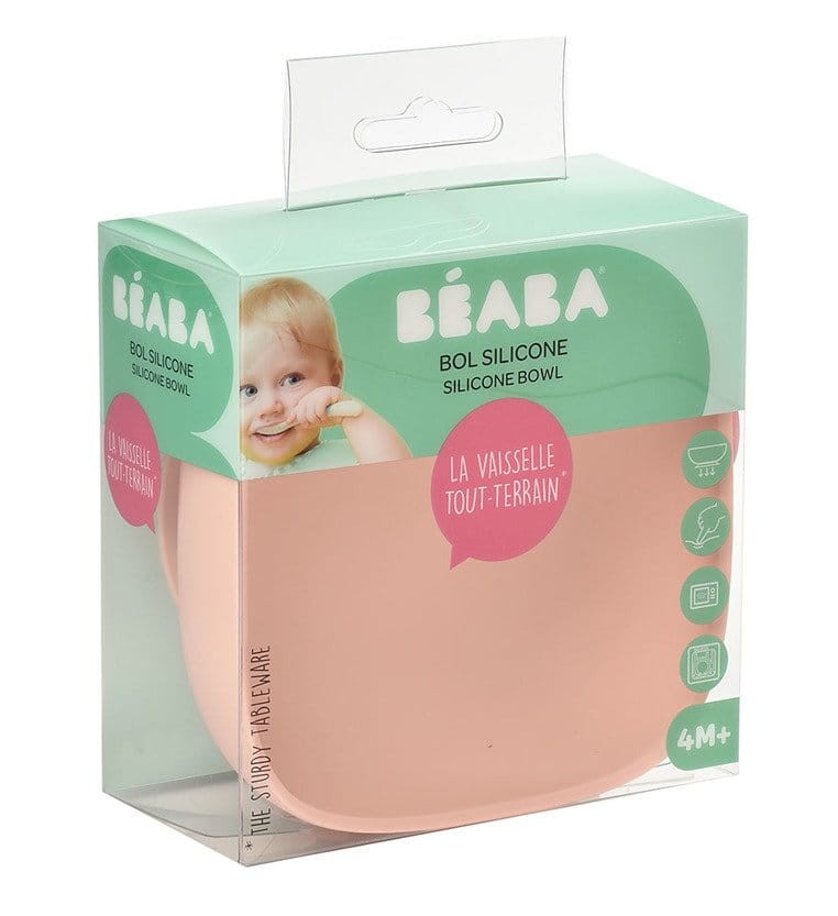 Silikonowa miseczka z przyssawką pink / Beaba
