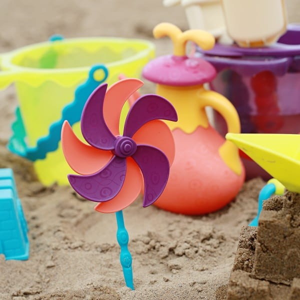 B. Ready Beach Bag – torba z akcesoriami do piasku - pomarańczowa / B.Toys