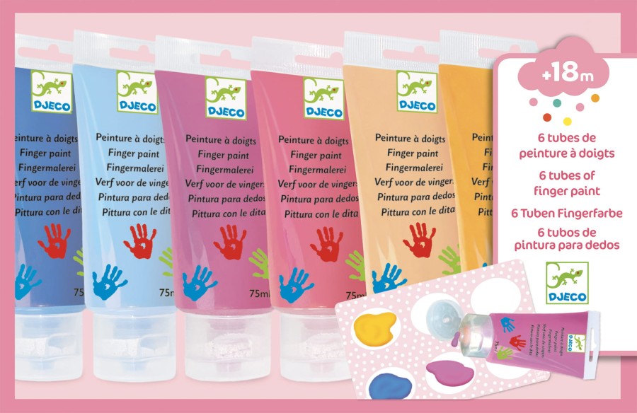 Farby do malowania palcami SWEET / Djeco