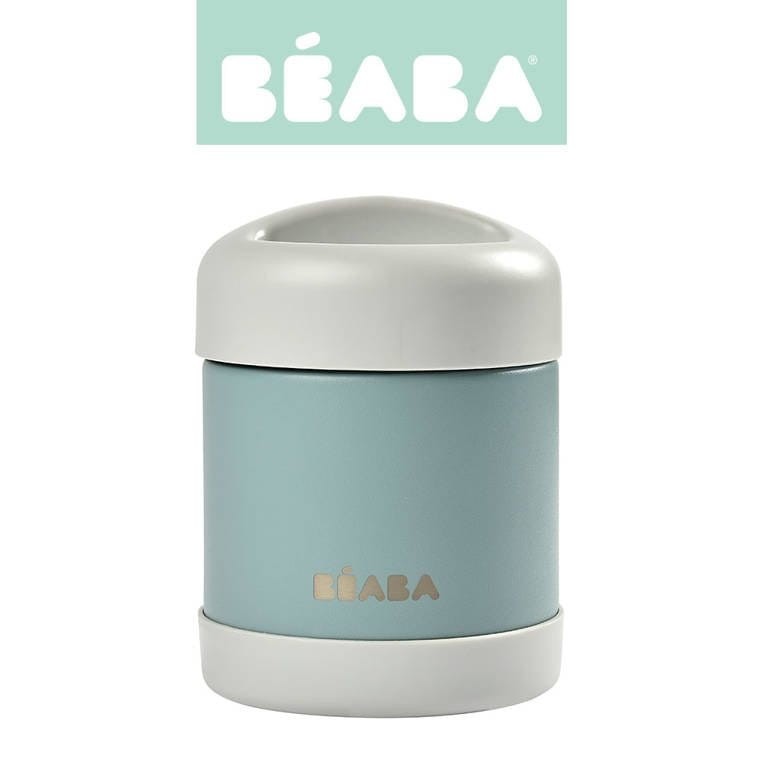 Pojemnik - termos obiadowy ze stali nierdzewnej 300 ml - eucalyptus green / Beaba