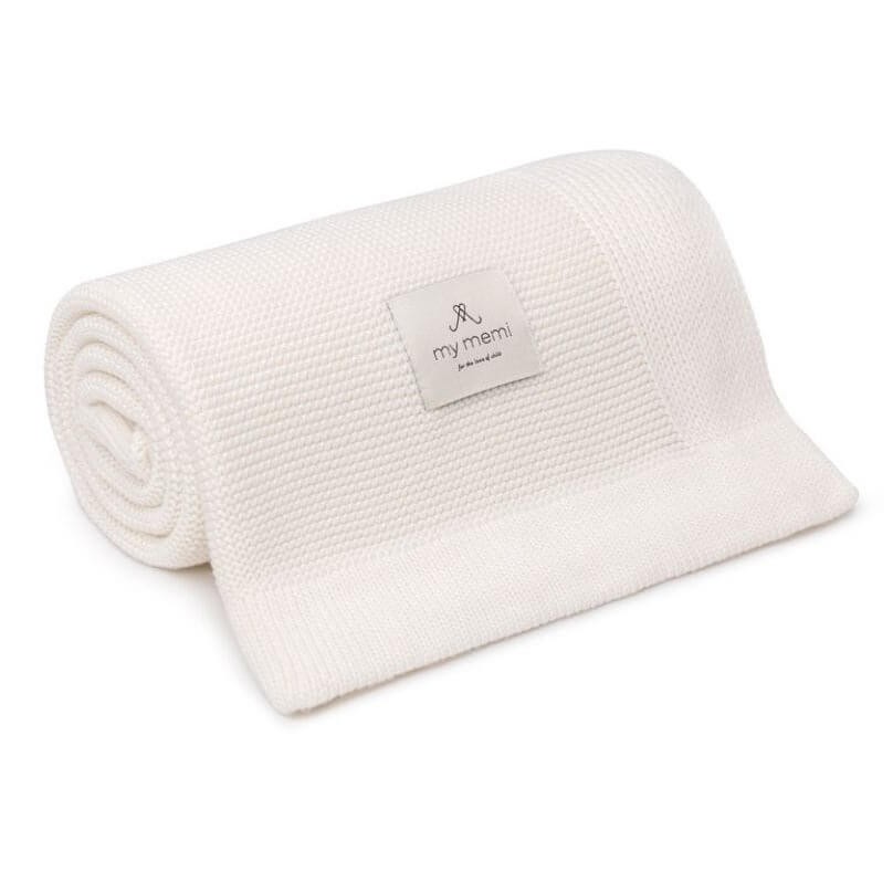Bambusowy kocyk cream 80x100 - classic / My Memi
