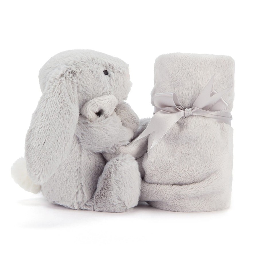 Królik z kocykiem przytulanka SZARY 34cm / Jellycat