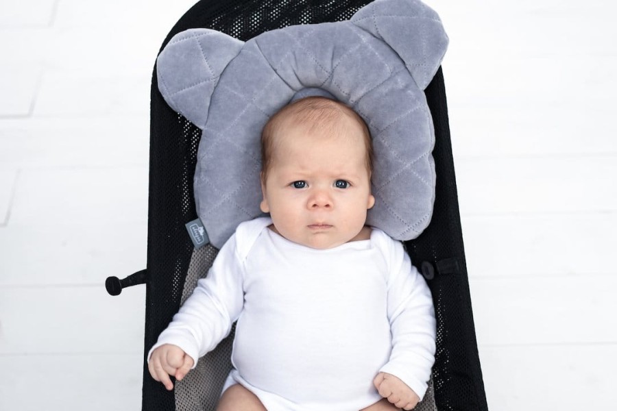 Poduszka z wgłębieniem na główkę Royal Baby Grey / Sleepee