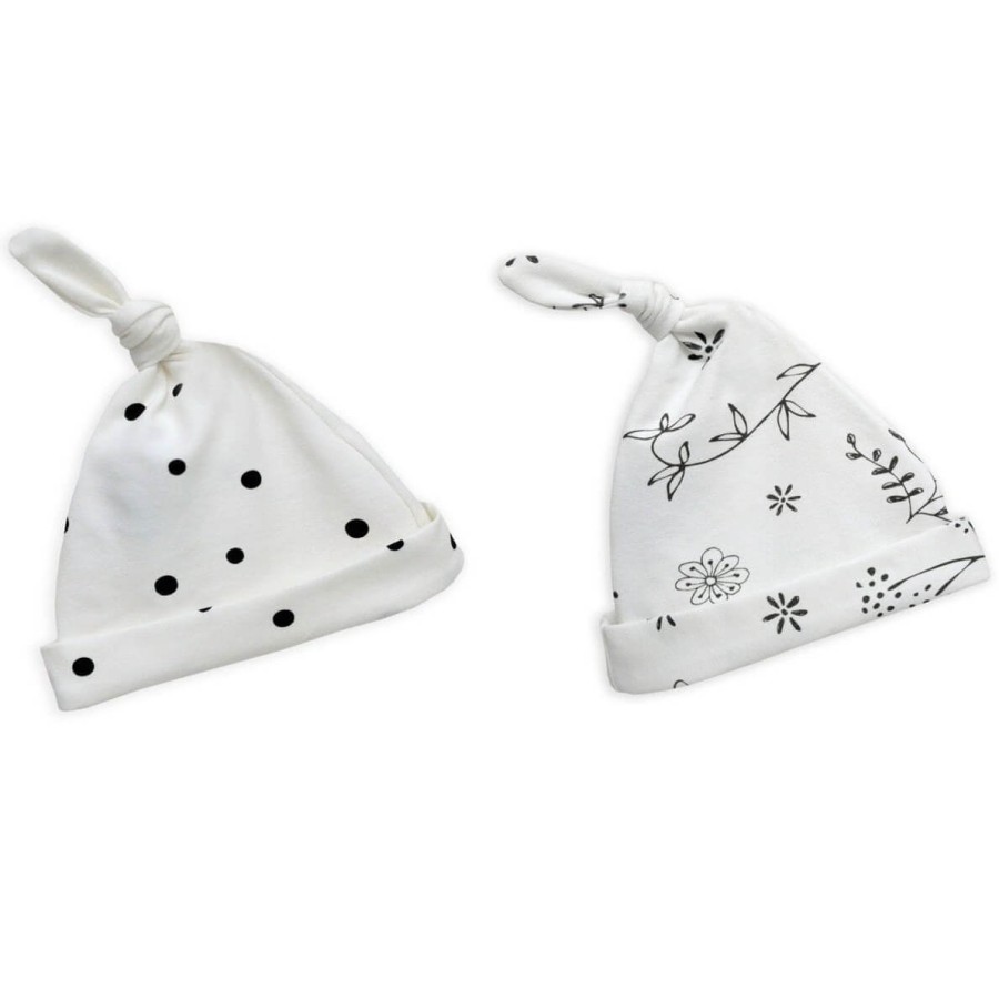 Czapeczka Krasnal 2-pack Kropki/Bloom ROZMIARY / Sleepee