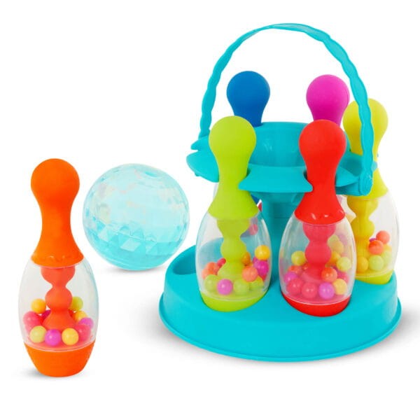 Let’s Go Bowling! – zestaw do gry w KRĘGLE (wersja bez światła) / B.Toys