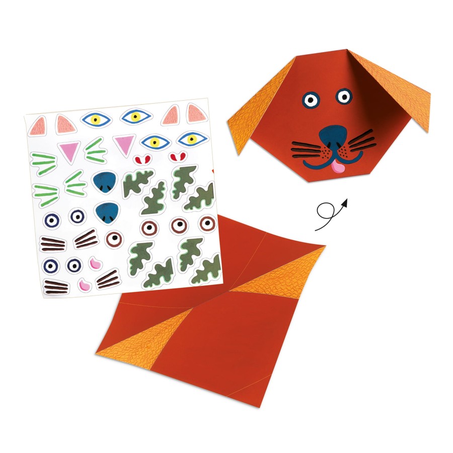 Origami DINOZAURY zestaw 24 szt. / Djeco DJ08758