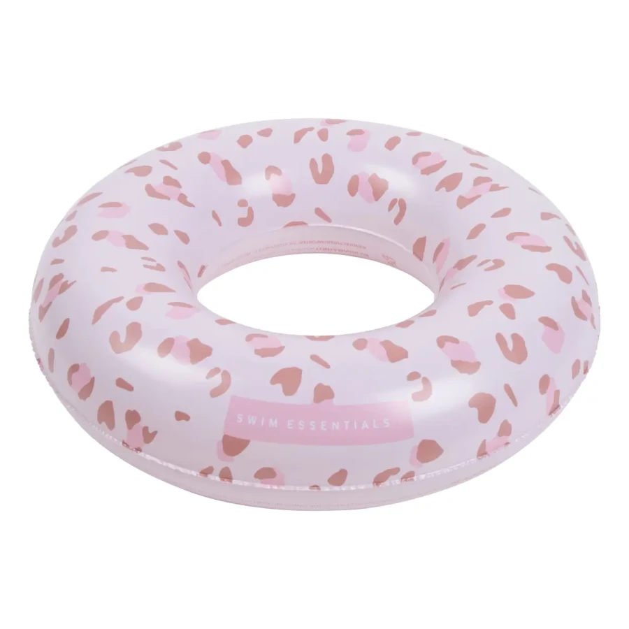 Koło do pływania 55 cm, Old Pink Leopard / The Swim Essentials 2022SE175