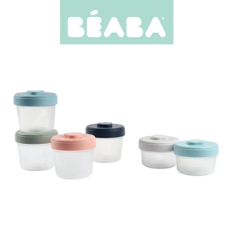 Beaba Zestaw słoiczków Clip 6 szt. (2x90ml + 4x150ml) / Beaba