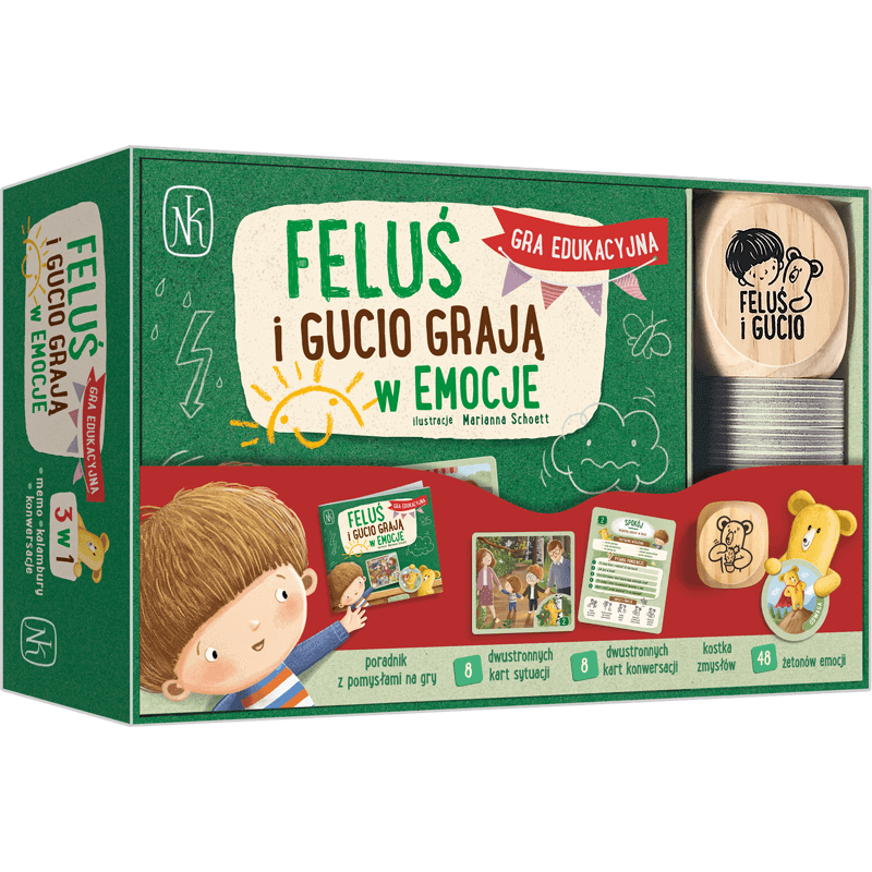Feluś i Gucio grają w emocje / Nasza Księgarnia