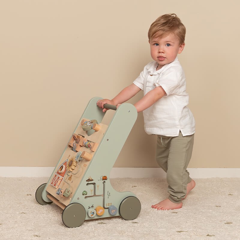 Drewniany chodzik edukacyjny Little Farm / Little Dutch