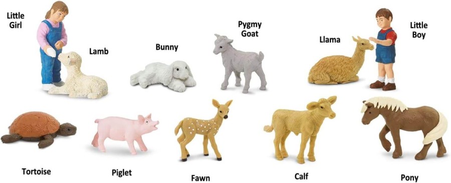 Zestaw Figurek w Tubie - Małe Zwierzątka z Mini Zooi / Safari Ltd.