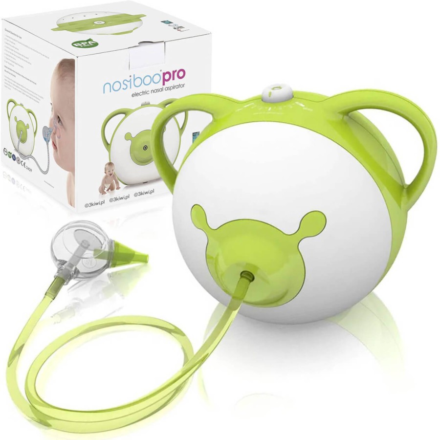 Nosiboo Pro: medyczny aspirator elektryczny dla dzieci - green
