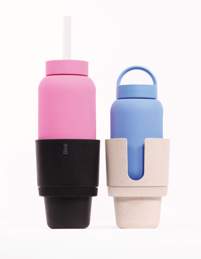 Adapter cup holder do butelek Bink, straw