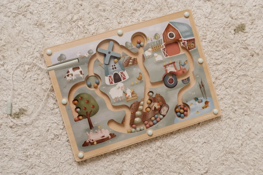 Magnetyczny labirynt Little Farm FSC / Little Dutch