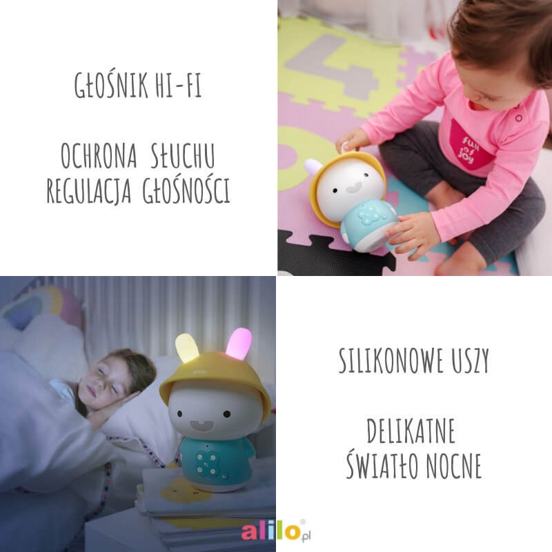 Króliczek Baby Bunny G9S+ - różowy / Alilo
