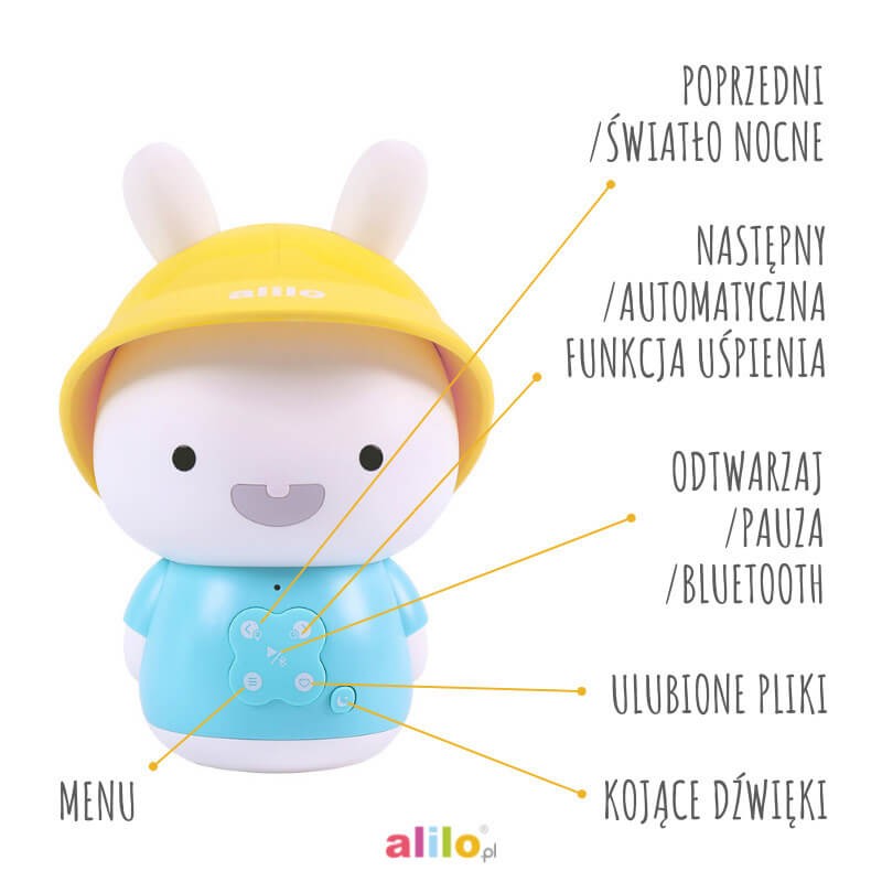 Króliczek Baby Bunny G9S+ - różowy / Alilo