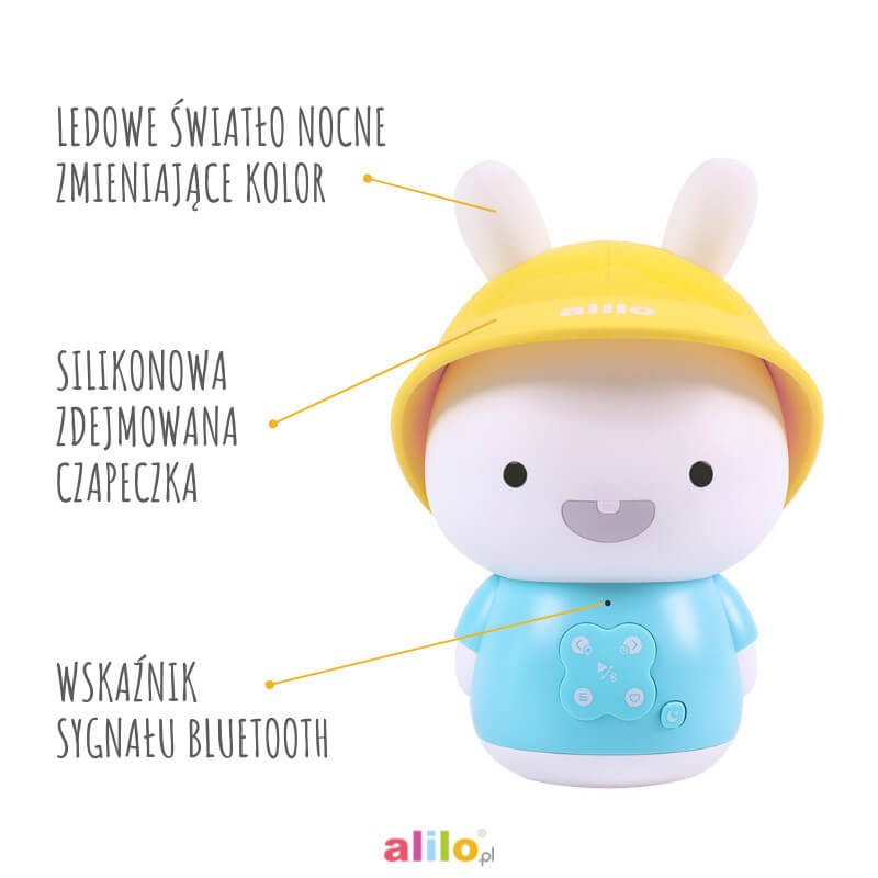 Króliczek Baby Bunny G9S+ - różowy / Alilo