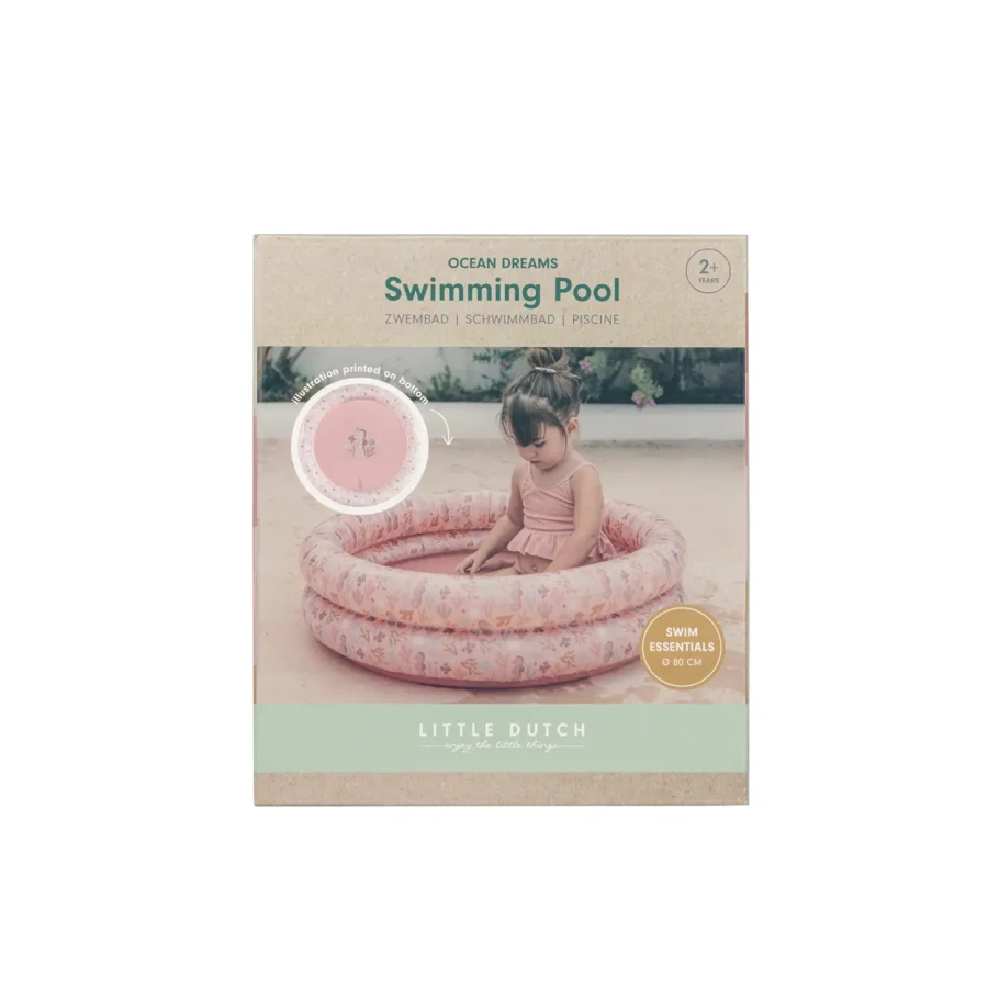 Basen Pink Ocean Dreams 80cm / Little Dutch