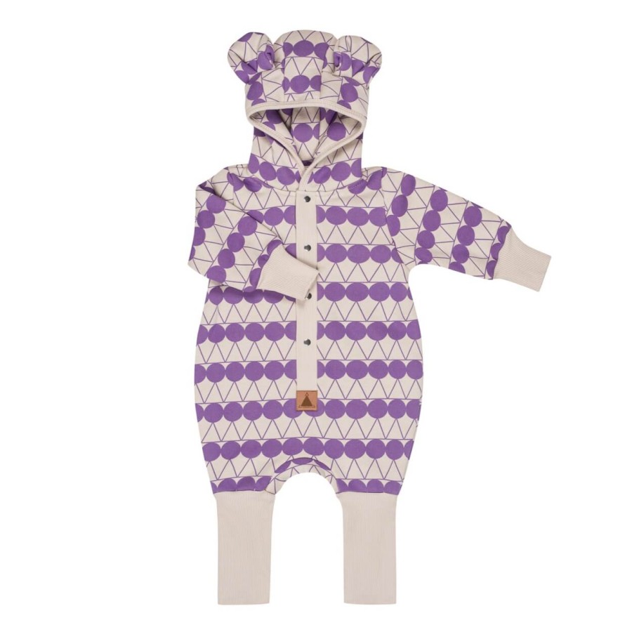 Uchaty kombinezon - Kropki Beż / Zezuzulla ZZZ