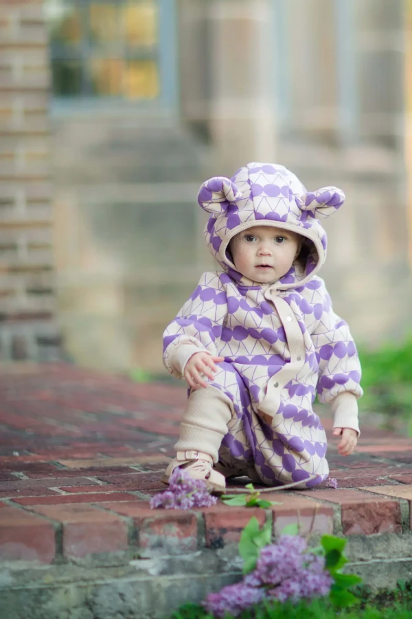 Uchaty kombinezon - Kropki Beż / Zezuzulla ZZZ