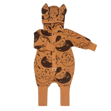 Uchaty kombinezon - Wiewiórka Cynamon / Zezuzulla ZZZ