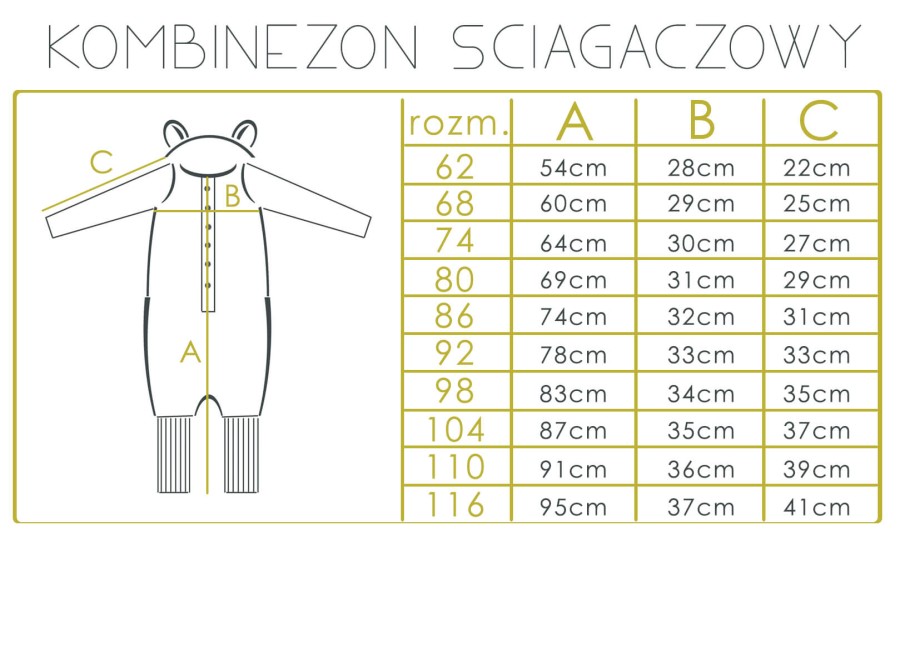 Uchaty kombinezon - Wiewiórka Cynamon / Zezuzulla ZZZ