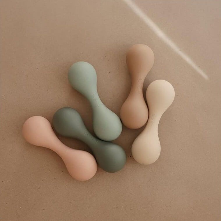 Grzechotka silikonowa - Blush / Mushie