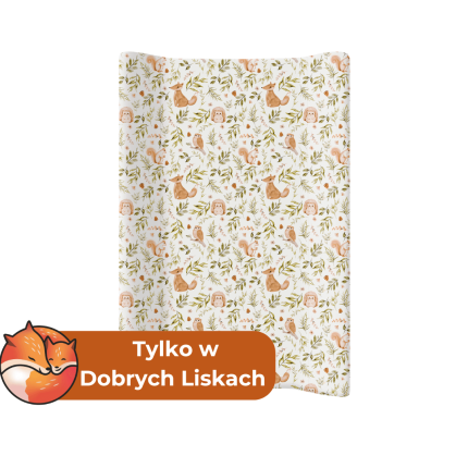 Prześcieradło na przewijak Ivory Forest / Dobre liski by Sleepee