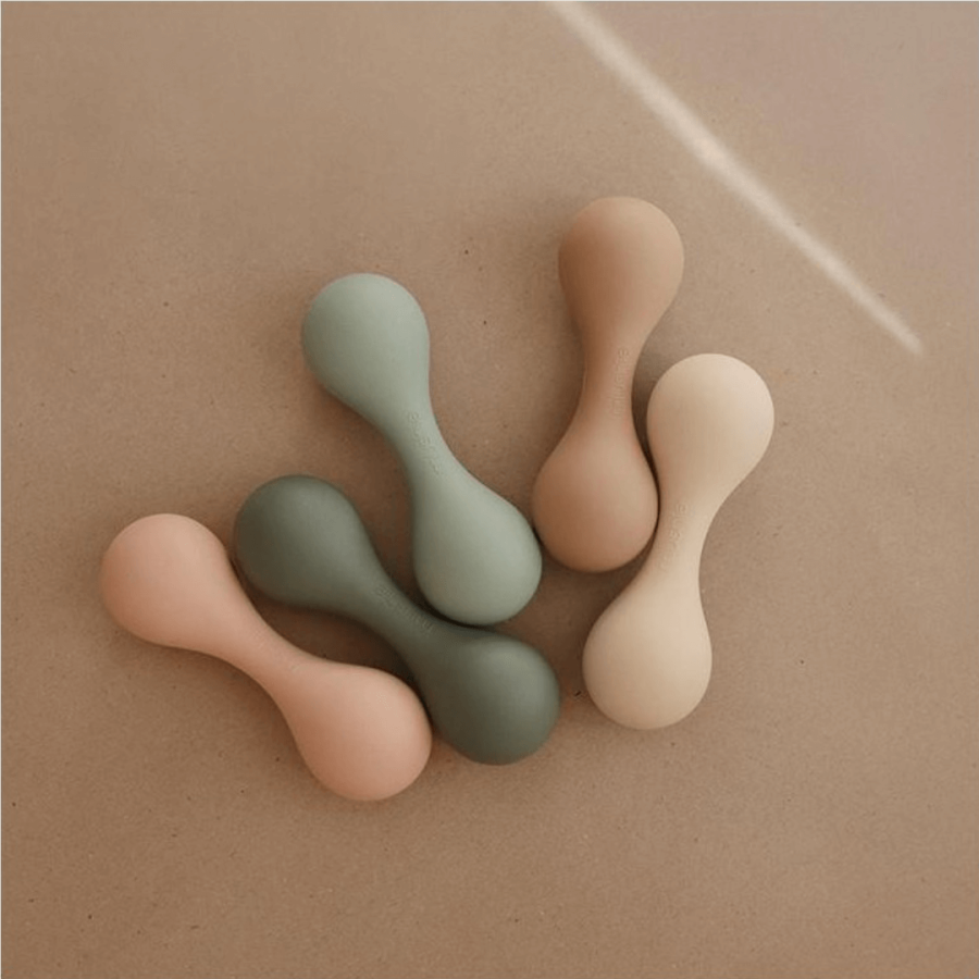 Grzechotka silikonowa - Natural / Mushie