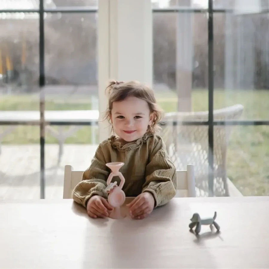 Zabawka z przyssawką HexaPop - Blush / Mushie