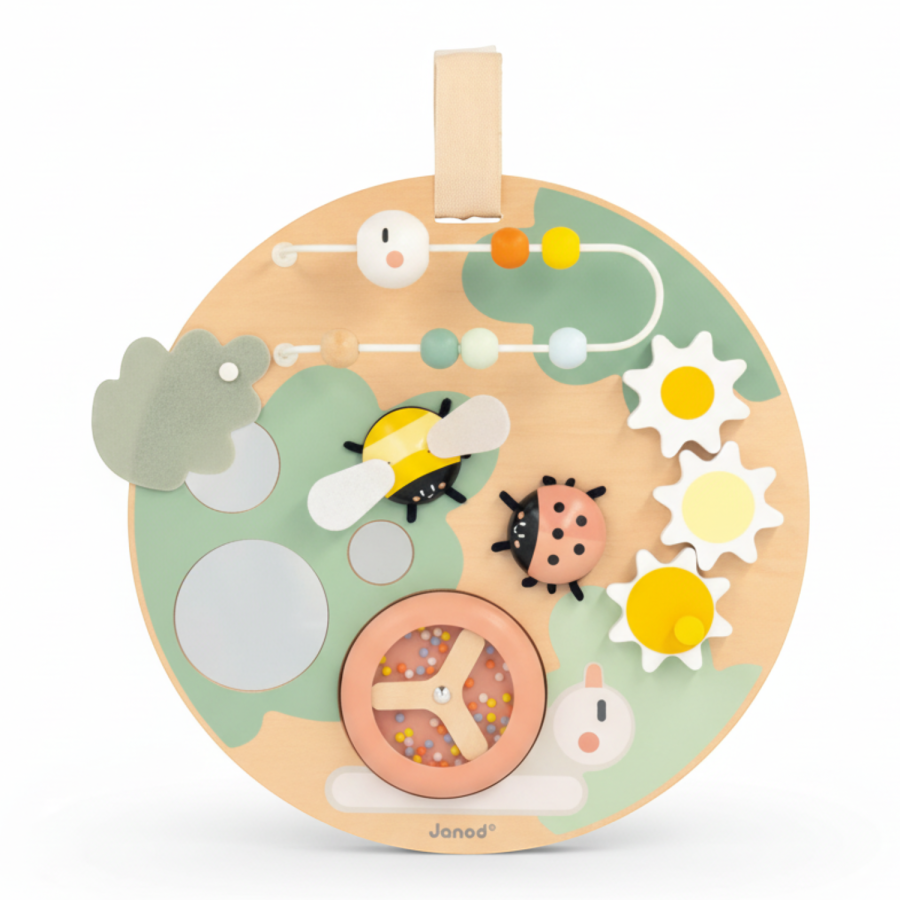 Wielofunkcyjna tablica edukacyjna drewniana Ogród Sweet Cocoon 12m+ / Janod