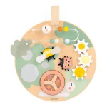 Wielofunkcyjna tablica edukacyjna drewniana Ogród Sweet Cocoon 12m+ / Janod