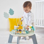 Wielofunkcyjny stolik edukacyjny drewniany z regulacją wysokości Ogród Sweet Cocoon 12m+ / Janod